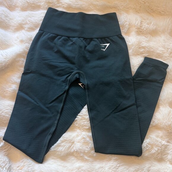 ✨ Gymshark Vital Seamless Leggings – Woodland Green Marl ✨ - Picture 9 of 13
